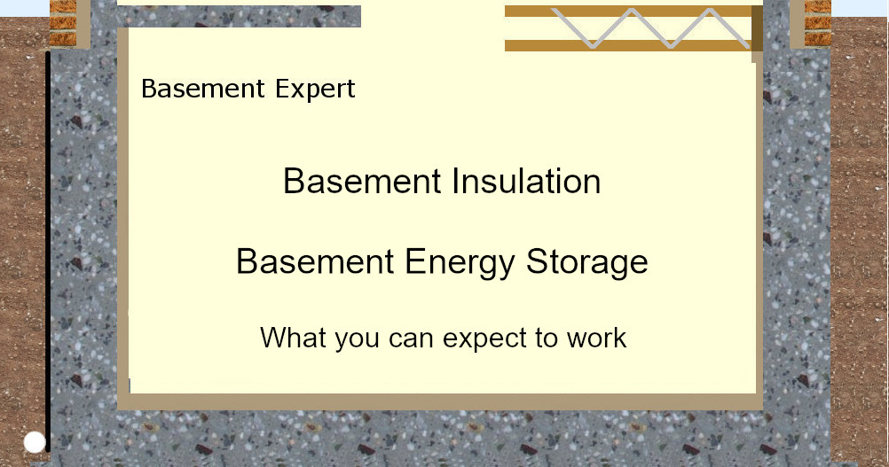 basement insulation energy storage ventilation